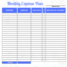 Load image into Gallery viewer, Financial Self Care Planner